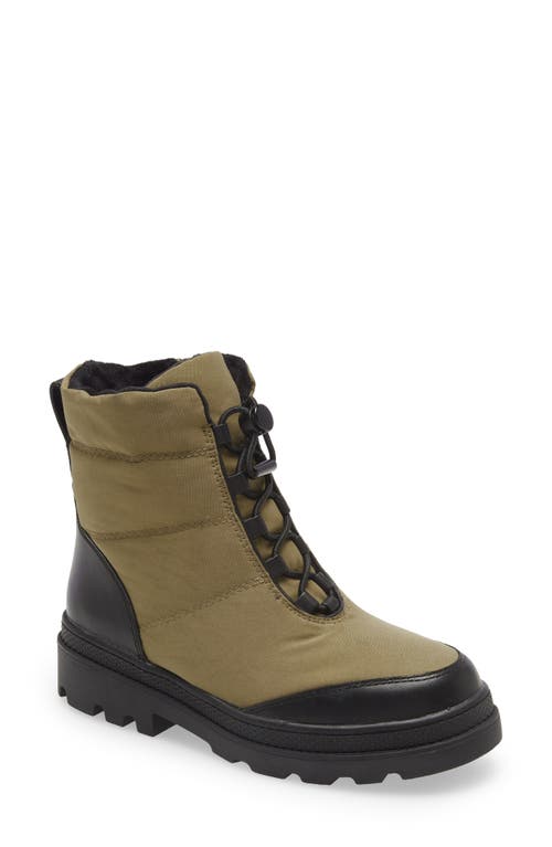 caslon(r) Cura Water Resistant Quilted Bootie in Green Lark