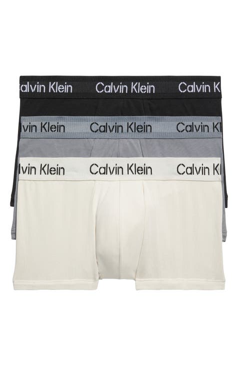 Calvin Klein Mens 365 2 Pack Trunks Boxer Underwear Elasticated