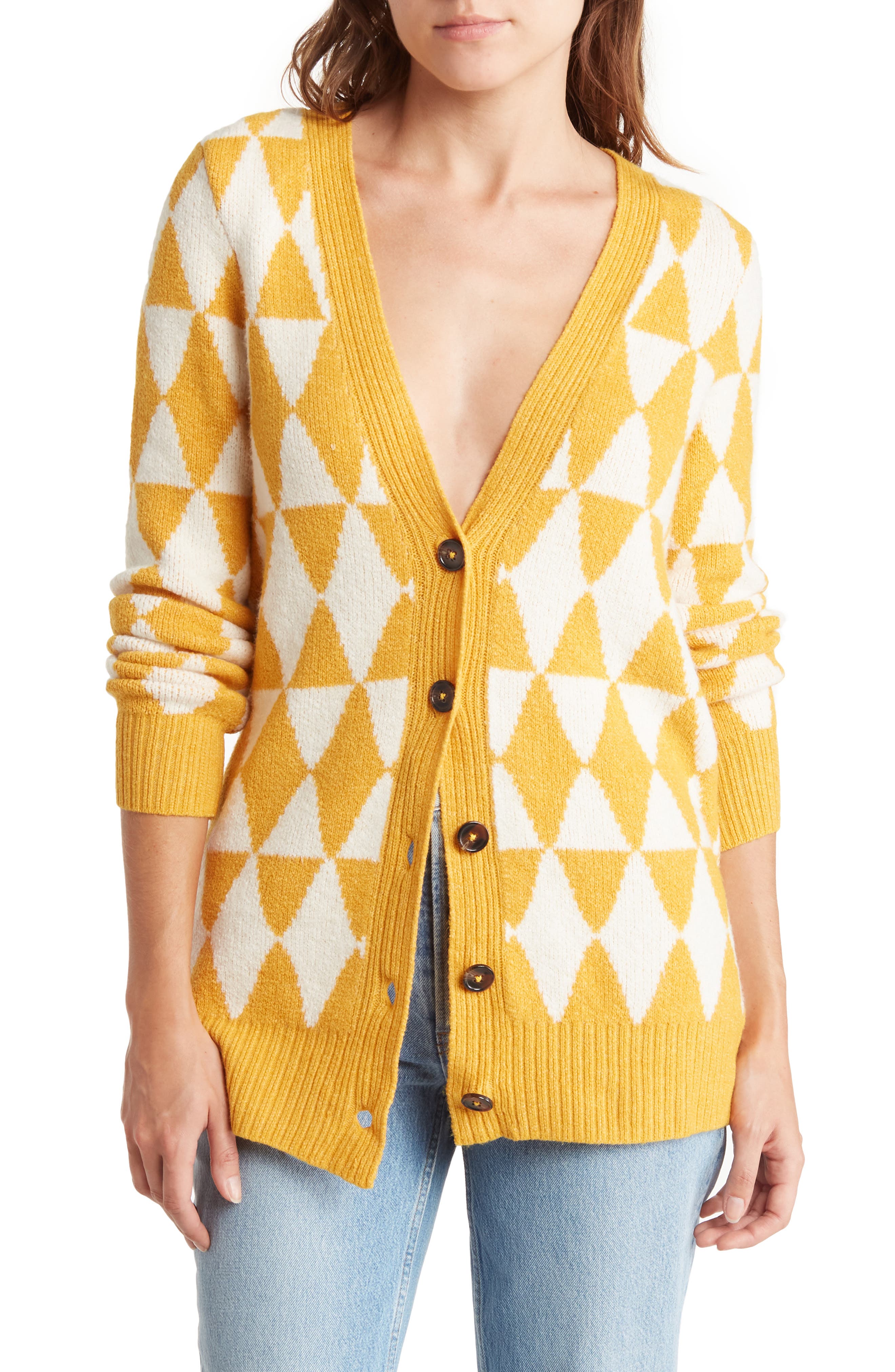 Belldini Diamond Print Button Print 