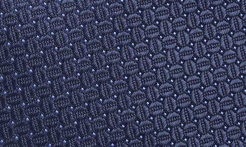 Tom Baine Textured Dot Tie In Blue