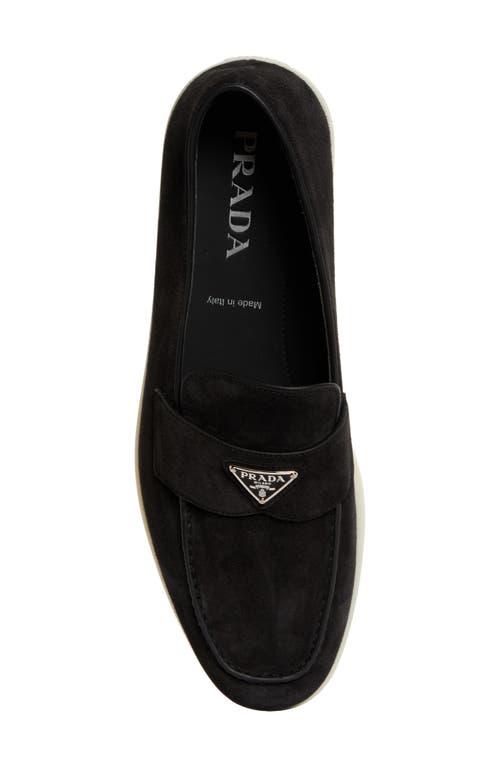 Shop Prada Saint Tropez Loafer In Nero