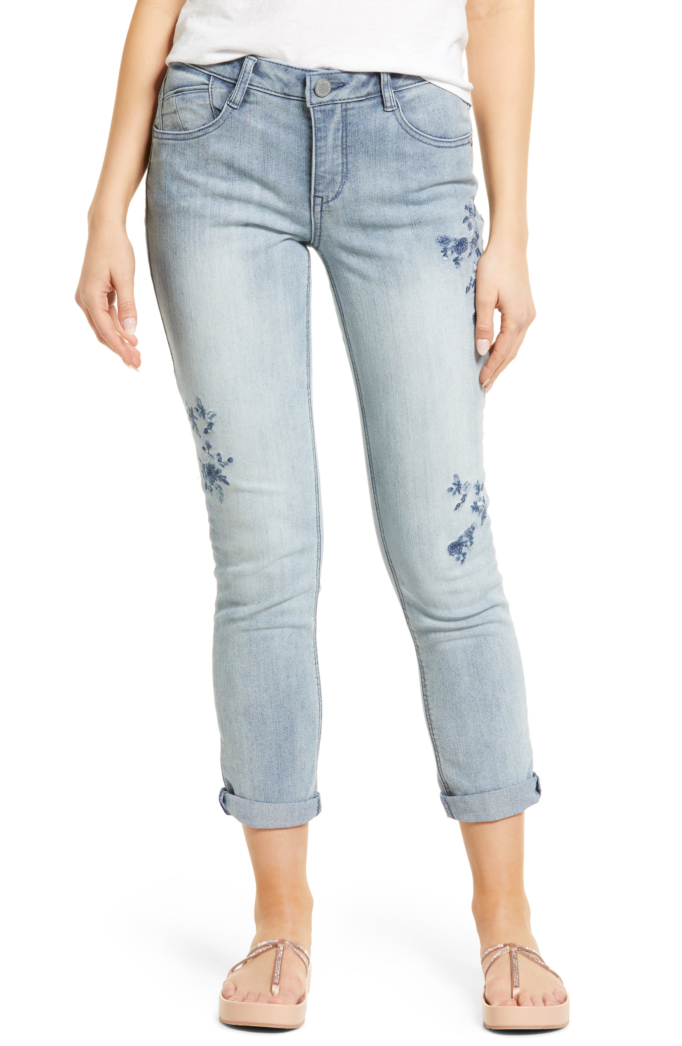Wit \u0026 Wisdom Embroidered Jeans | Nordstrom