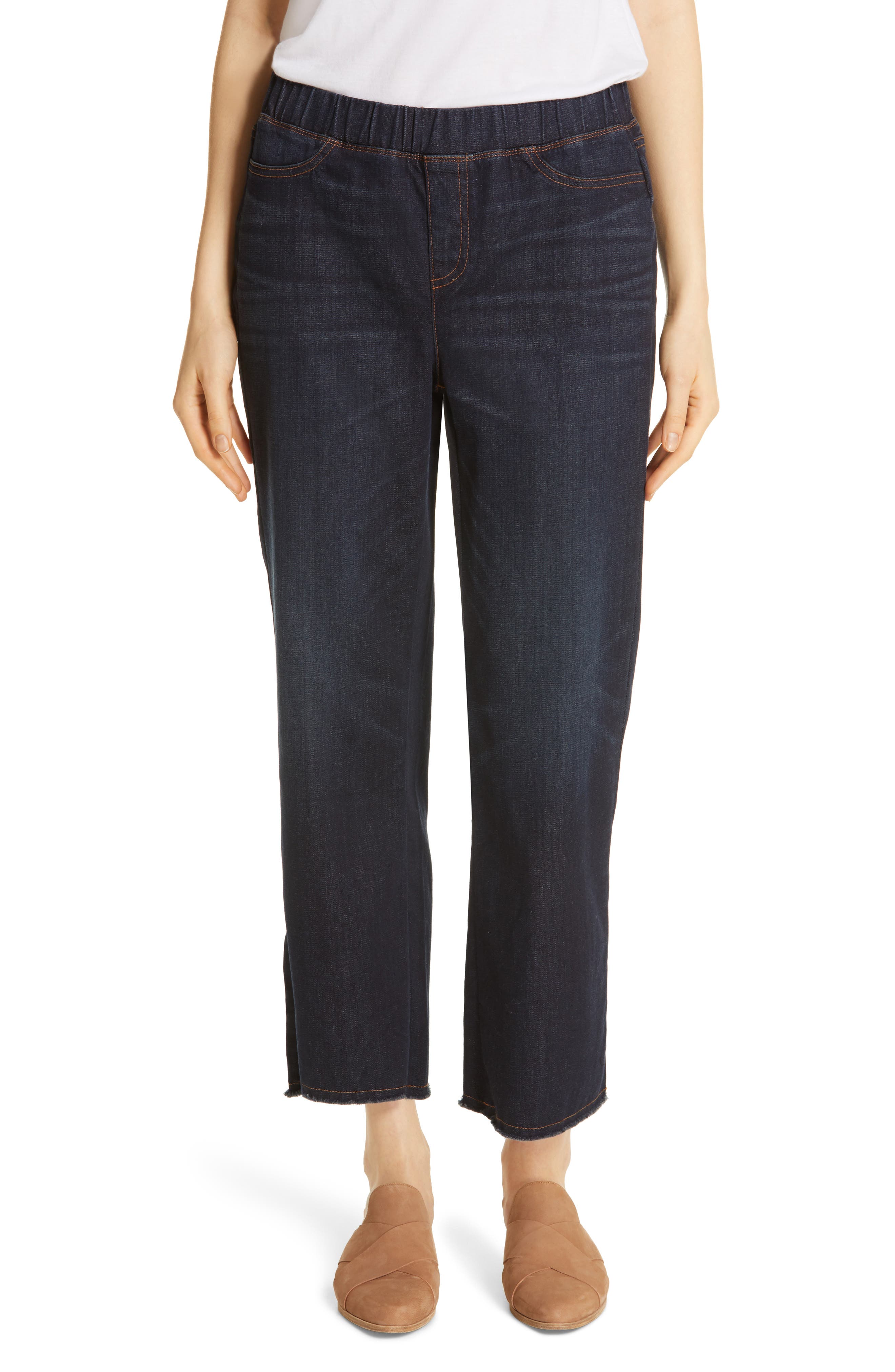 eileen fisher pull on jeans
