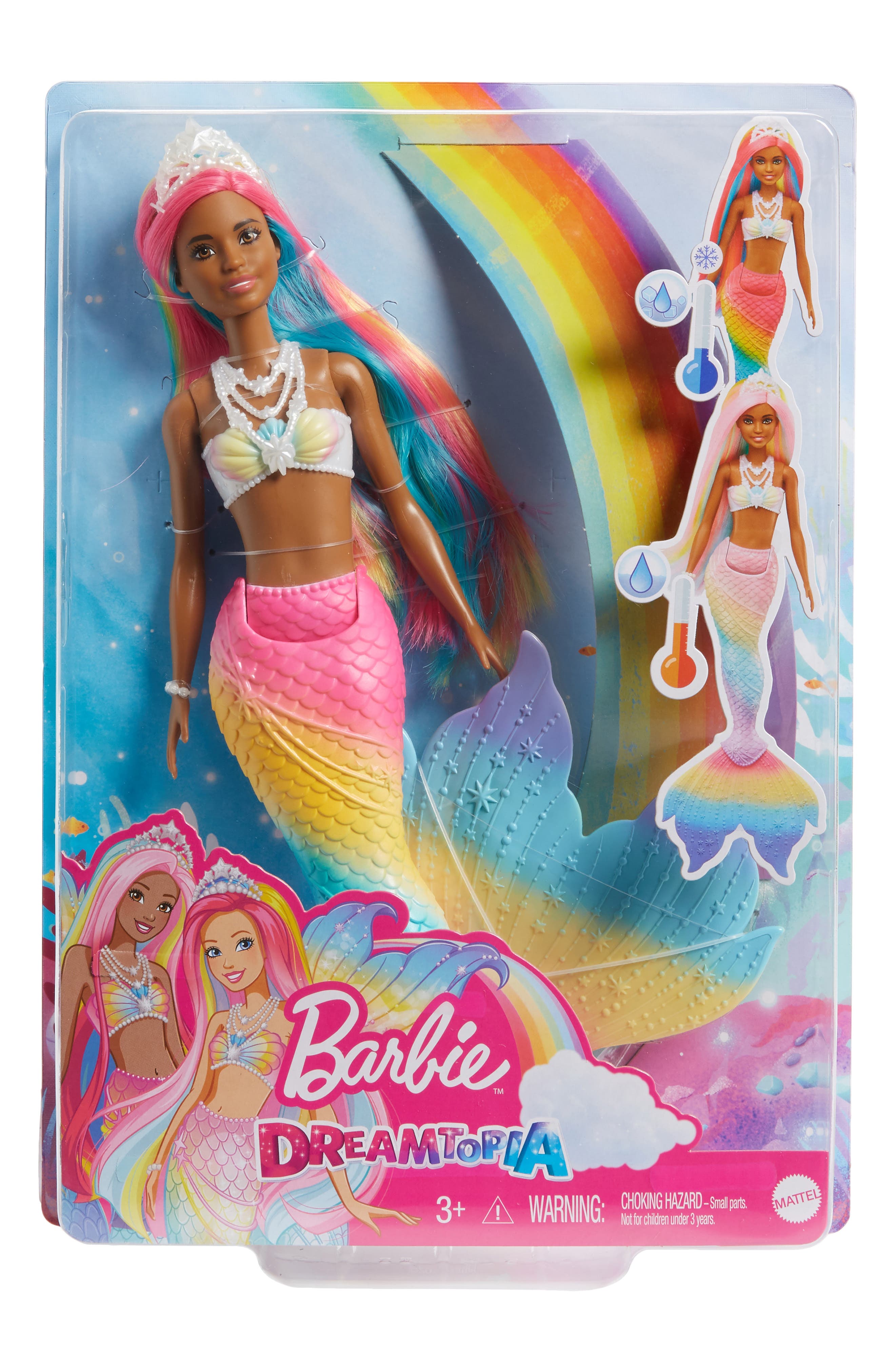 barbie doll that changes color