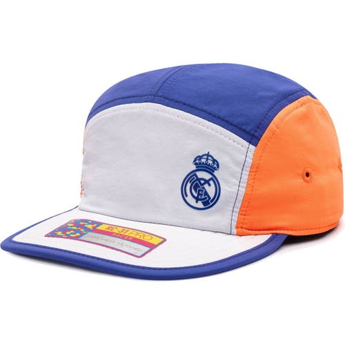 FAN INK Men's Blue Real Madrid Speedway Adjustable Hat