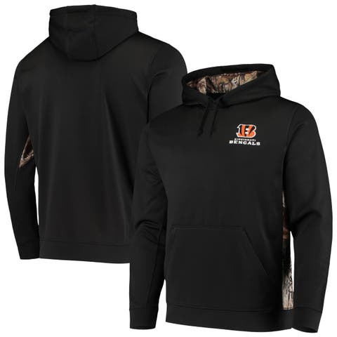 Cincinnati Bengals Youth Poster Board Full-Zip Hoodie - Black/Orange