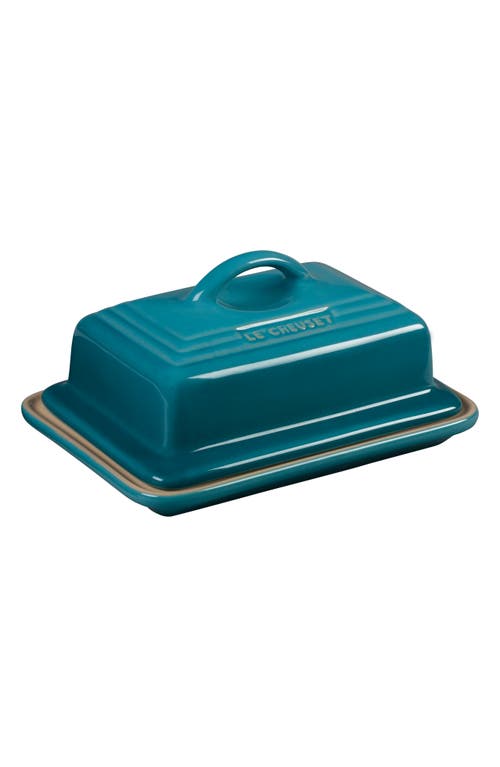 Le Creuset Heritage Butter Dish in Caribbean at Nordstrom