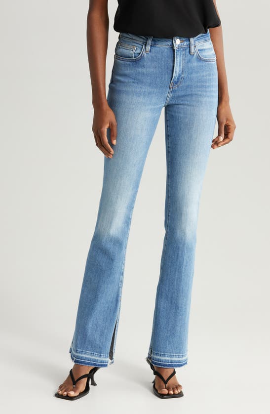 Frame Le Mini Bootcut Jeans In Wavey