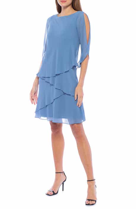 Marina Sequin Lace Long Sleeve Sheath Dress Nordstromrack