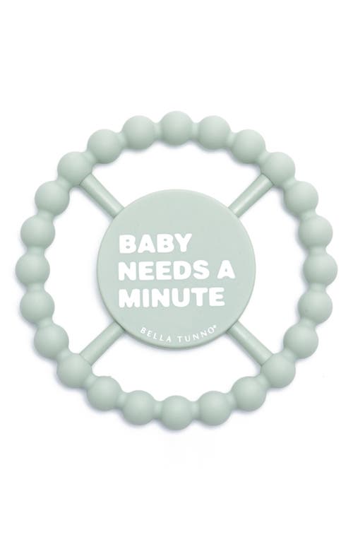 Bella Tunno Baby Needs a Minute Teether in Blue at Nordstrom