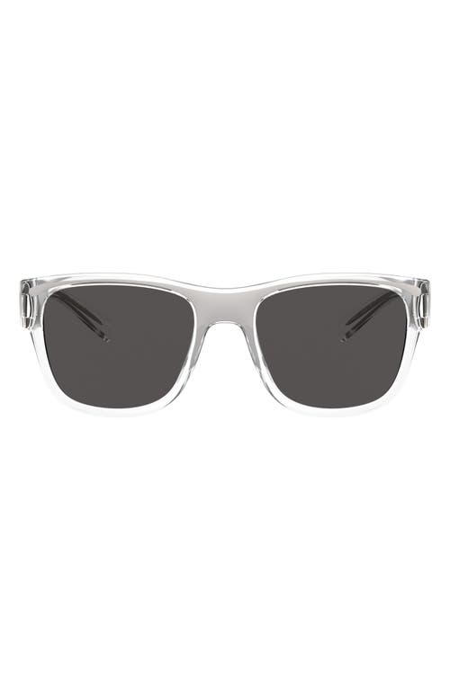 Dolce & Gabbana Emporio Armani 61mm Aviator Sunglasses in Dark Grey