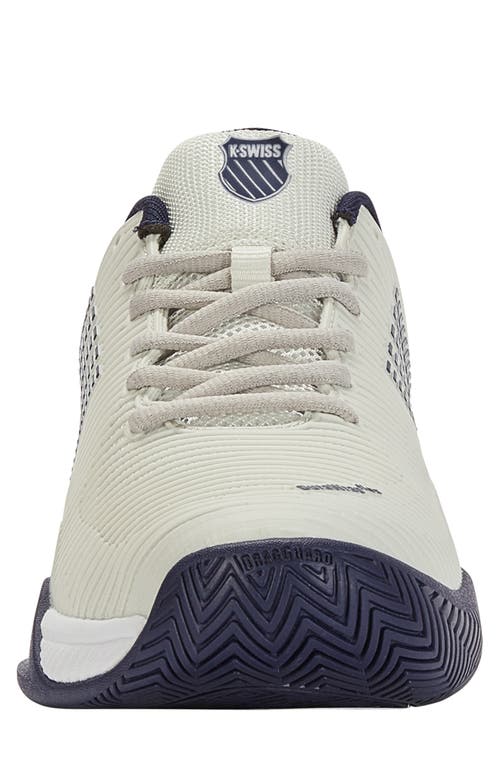 Shop K-swiss Hypercourt Express 2 2e Tennis Shoe In Gray/white/peacoat