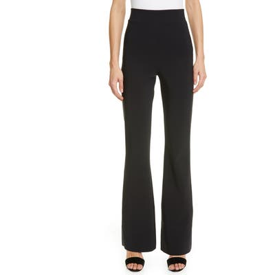 Chiara Boni La Petite Robe High Waist Flare Leg Pants, US / 46 IT - Black