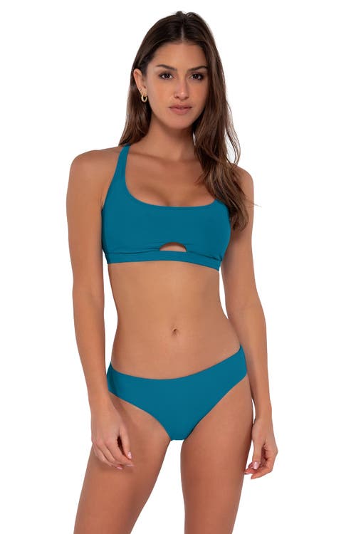 Shop Sunsets Brandi Bralette In Avalon Teal