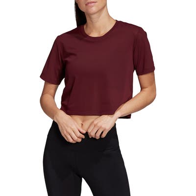 Adidas X Universal Standard Mesh Crop Tee