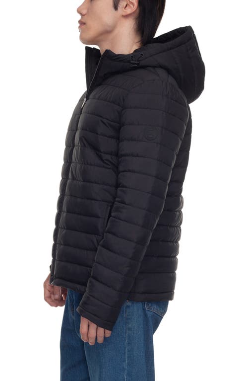 Shop Rokka&rolla Midweight Puffer Jacket In Black