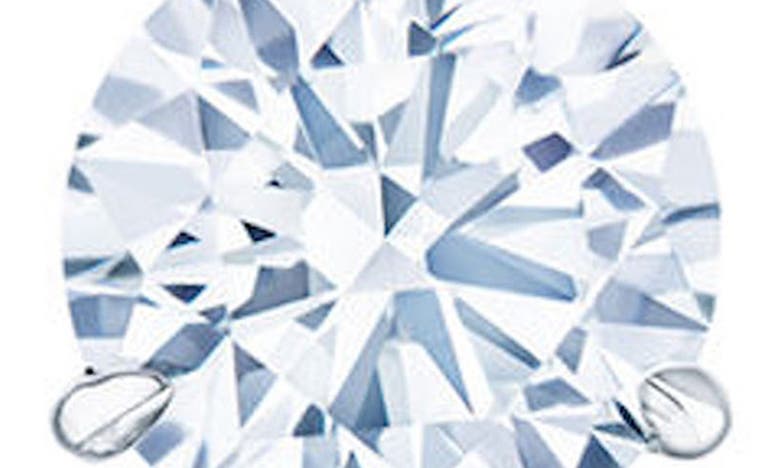Shop Kwiat Round Diamond & Platinum Stud Earrings In White