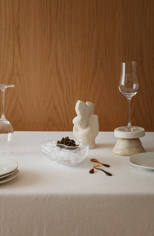 Georg Jensen Indulgence 2-piece Crystal Caviar Dish Set In No Color