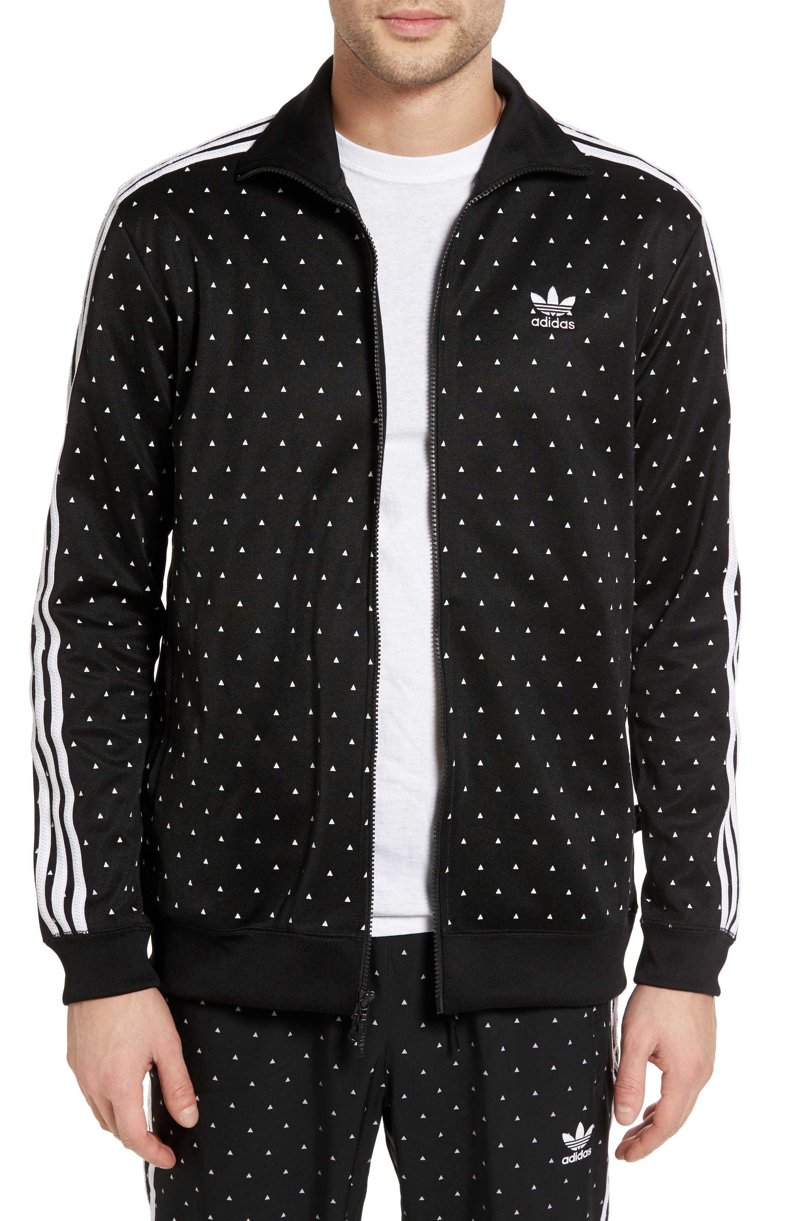 pharrell adidas jacket polka dot