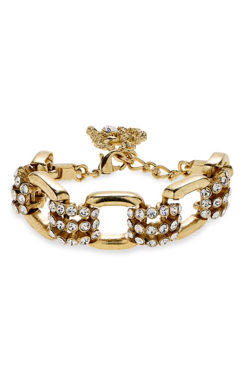 Oscar de la Renta Pavé Link Bracelet in Crystal at Nordstrom