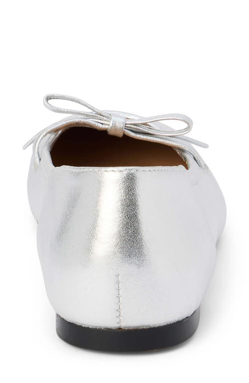 Shop Coconuts By Matisse Missy Ballet Flat In Silver