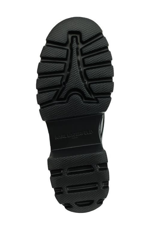 Karl Lagerfeld Paris Lakely Lug Sole Loafer In Black