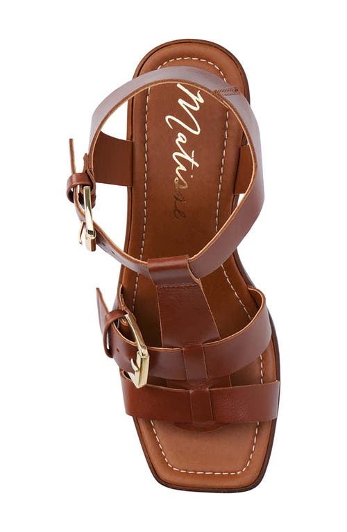 Shop Matisse Harrison Platform Sandal In Cognac