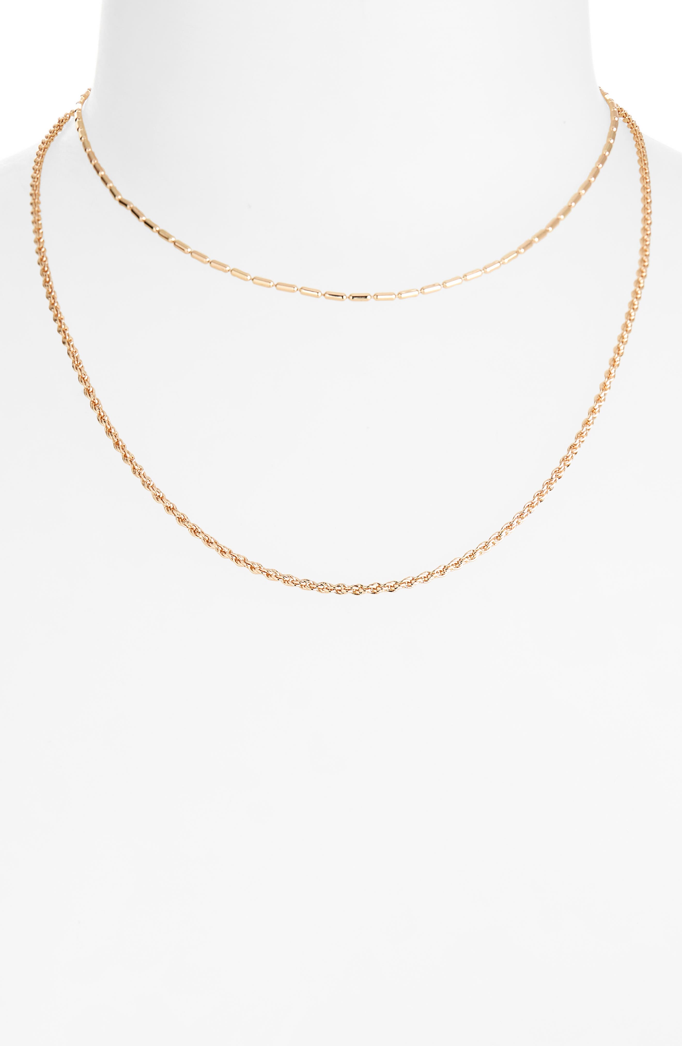 Nordstrom Dainty Convertible Necklace Nordstrom