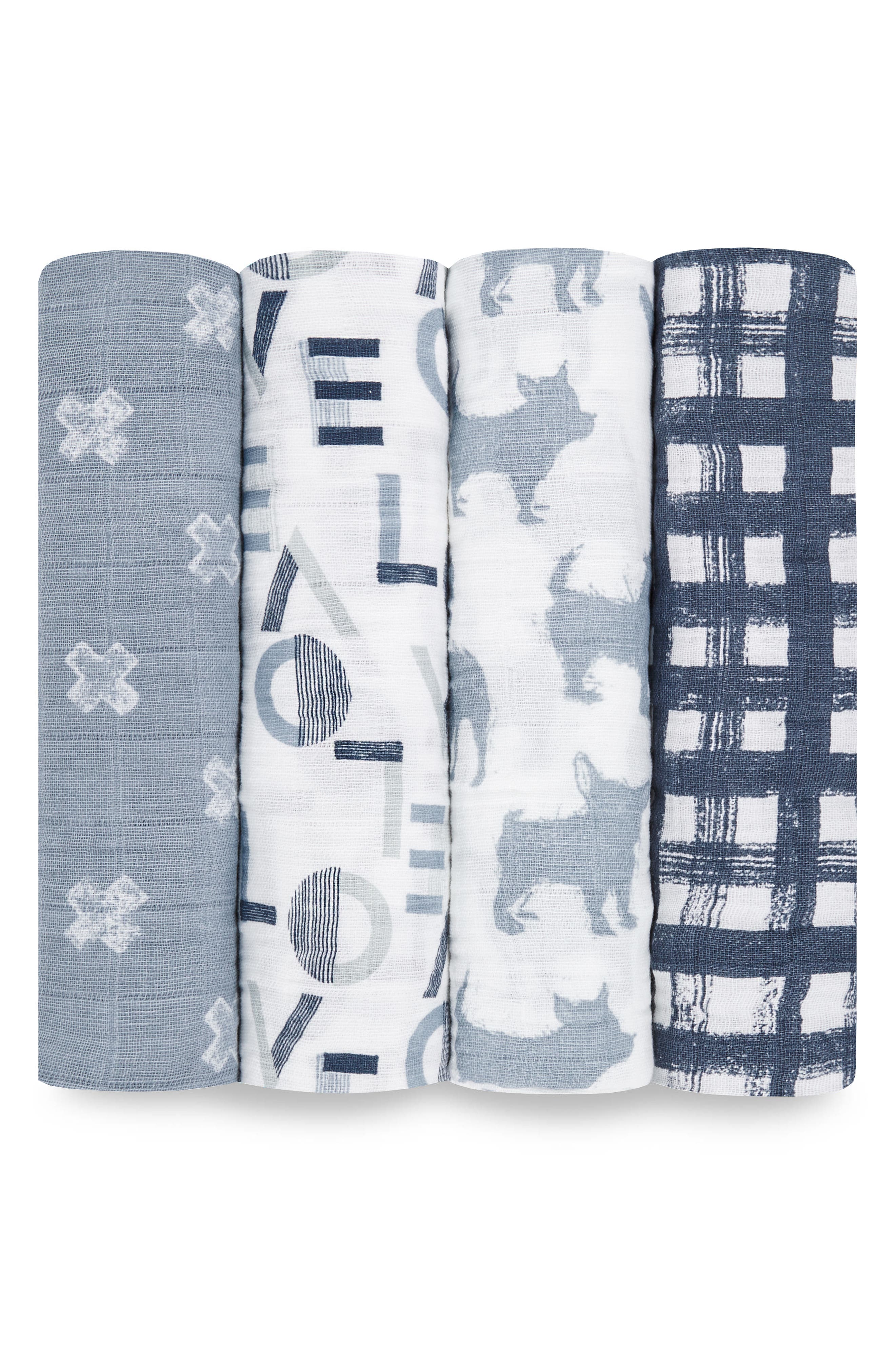 aden Seafaring Free Shipping! anais Classic Swaddle Set 4 Pack