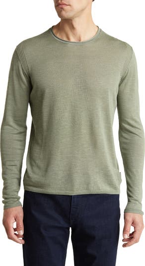 John Varvatos Lex Linen Blend Slub Sweater | Nordstromrack