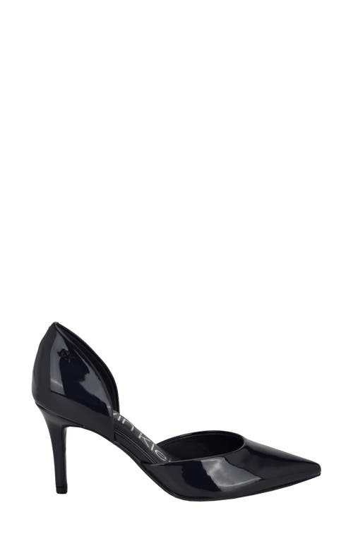 Calvin Klein Gloria D'orsay Pump In Dark Blue