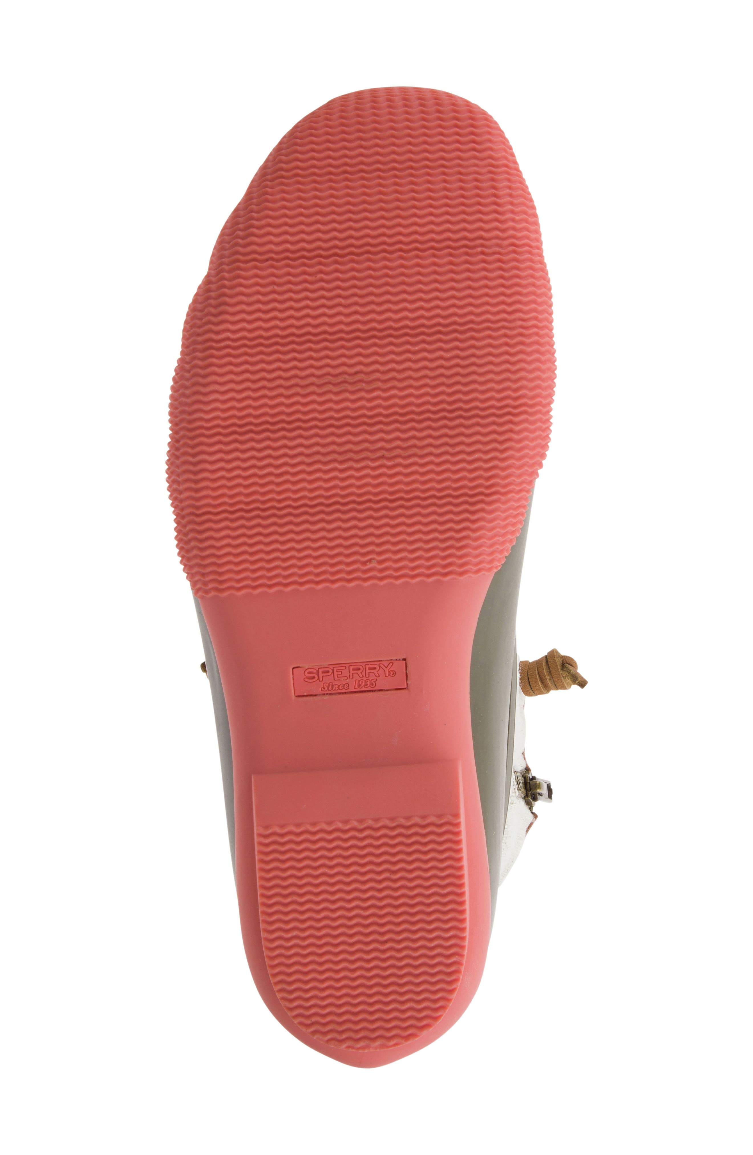 sperry taupe coral