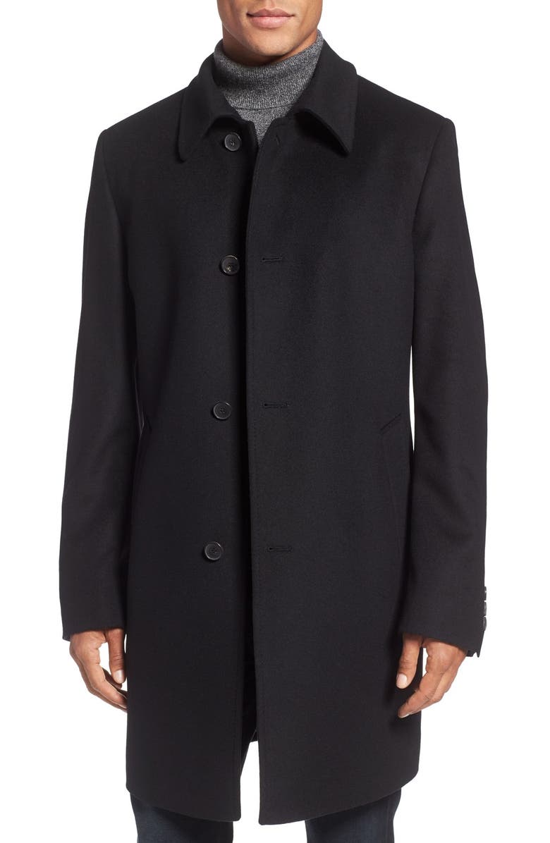 BOSS The Task Wool & Cashmere Overcoat | Nordstrom