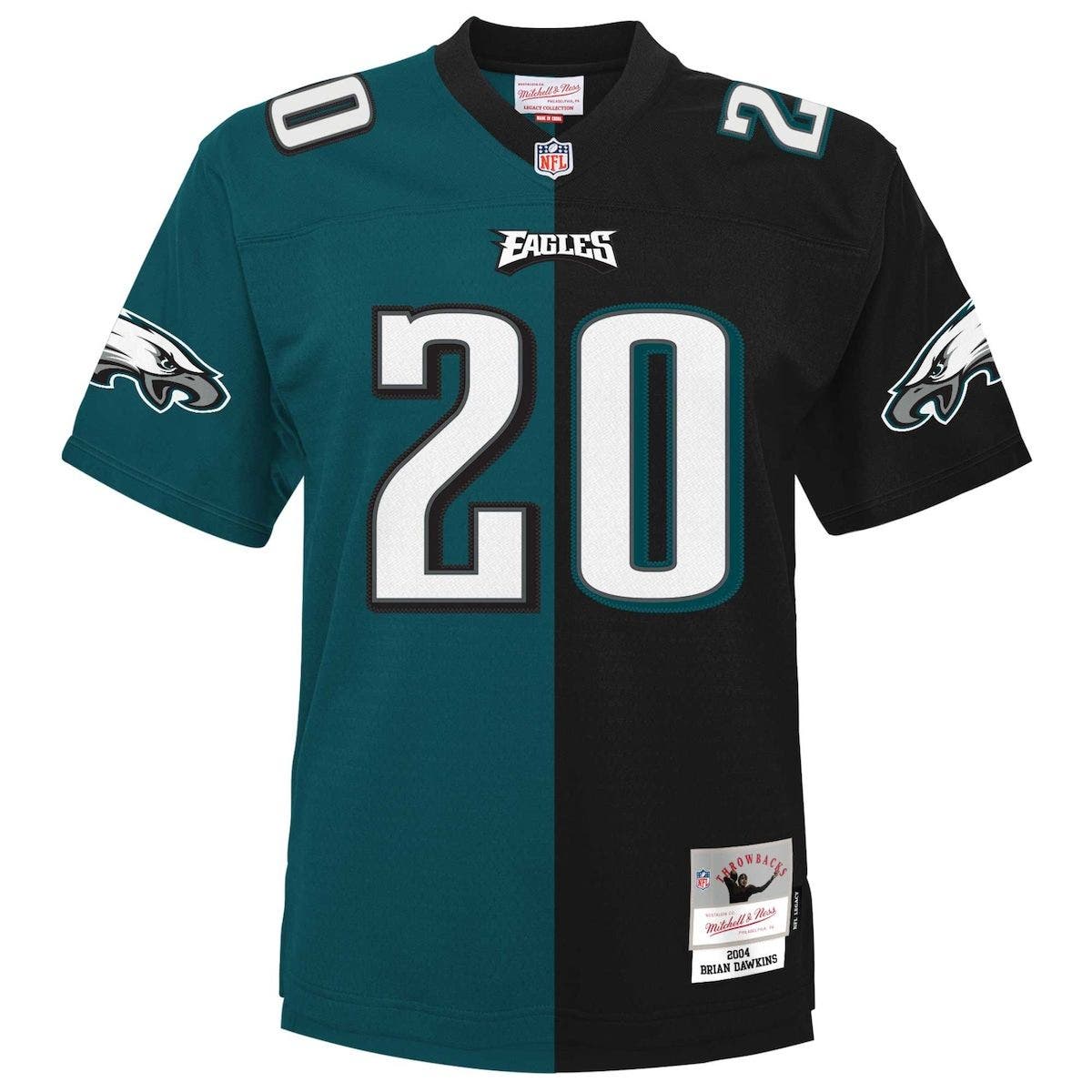 Mitchell & Ness Men's NFL Authentic Alternate Jersey Eagles 2003 Brian Dawkins Jerseys