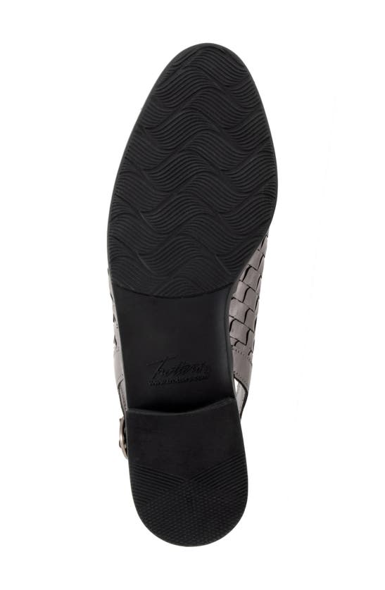 Trotters Lea Slingback Flat In Pewter