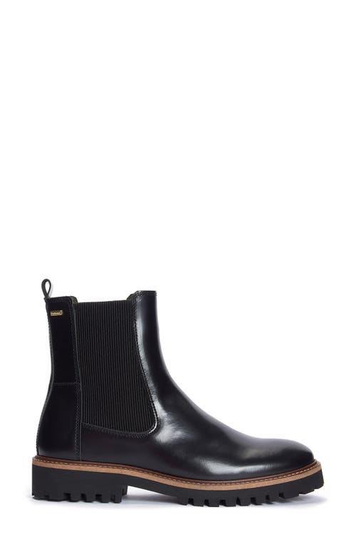 Shop Barbour Harmby Chelsea Boot In Polished Black