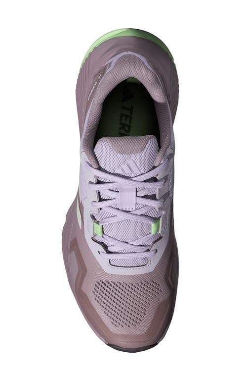 Shop Adidas Originals Adidas Terrex Soulstride Sneaker In Fig/jade/semi Green Spark