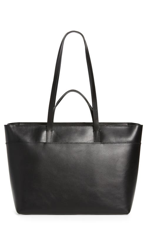 Madewell The Zip Top Essential Tote in True Black at Nordstrom