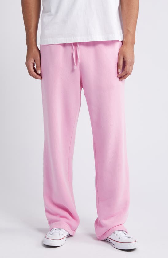 Shop Elwood Core Cotton Straight Leg Sweatpants In Vintage Pink