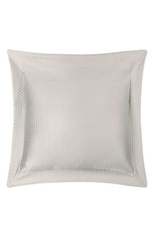 Matouk Pearl Euro Pillow Sham in Silver at Nordstrom