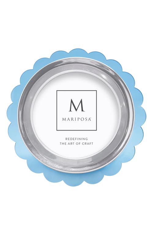 Mariposa Acrylic Scallop Round Picture Frame in at Nordstrom