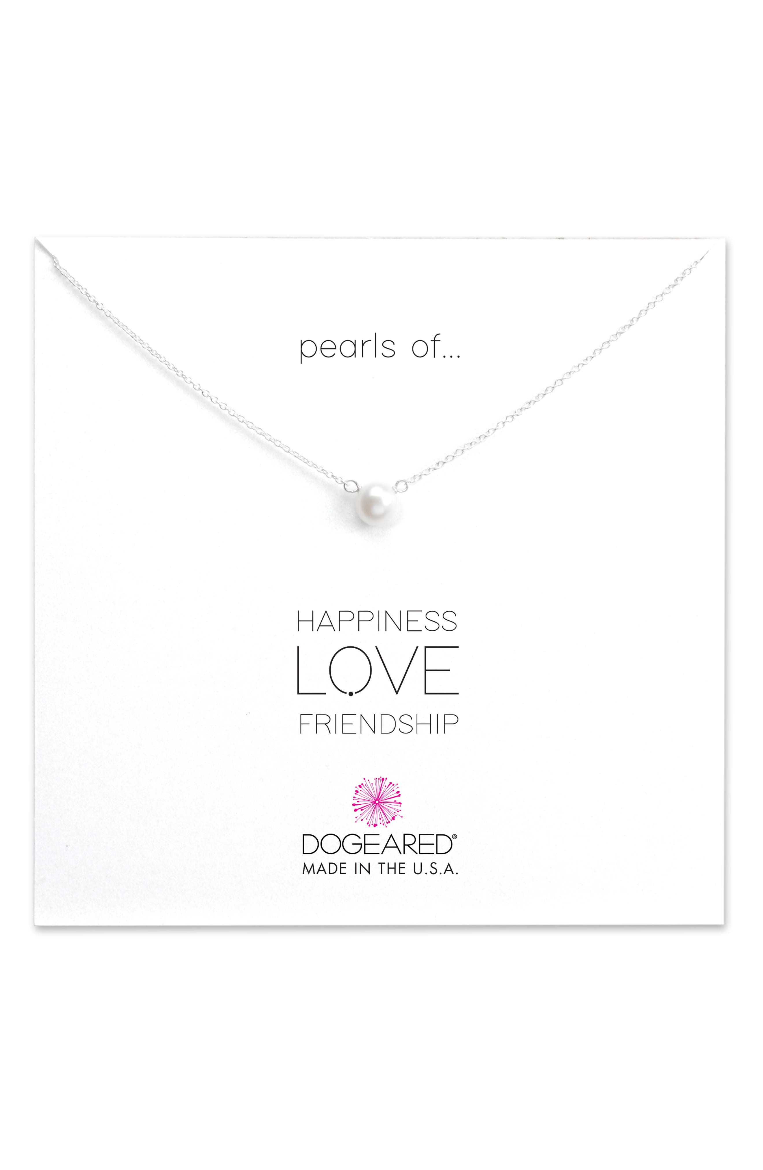 Dogeared Pearls of... Pendant Necklace Nordstrom
