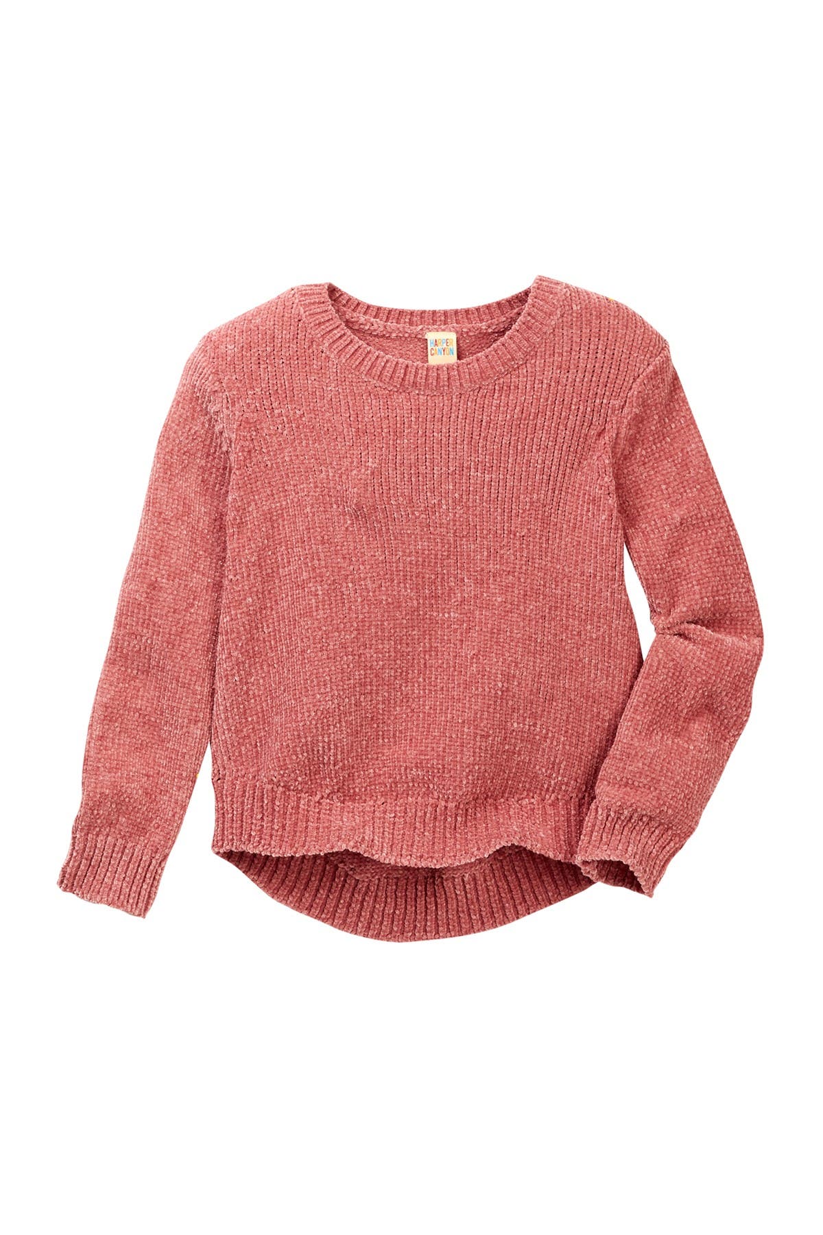 red chenille sweater