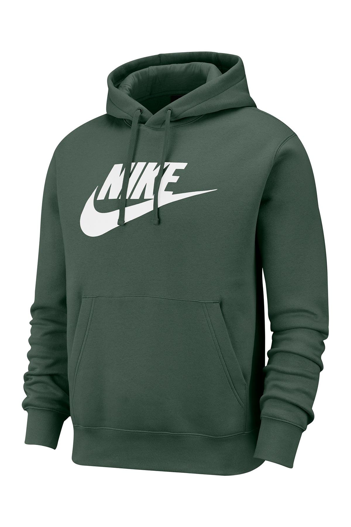 Nike Club Fleece Drawstring Hoodie In Glctjd/glctjd