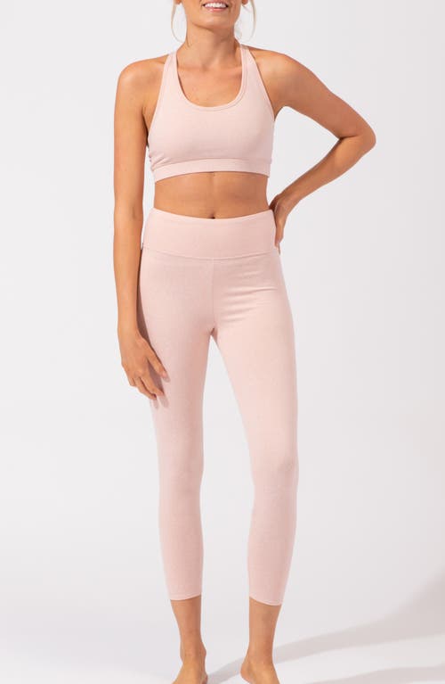 Threads 4 Thought Monica High Waist Crop Leggings In Heather Nomad