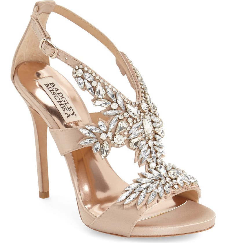 Badgley Mischka 'Capella' Crystal Embellished Platform Sandal (Women) | Nordstrom