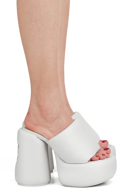 Shop Naked Wolfe Wow Platform Sandal In White