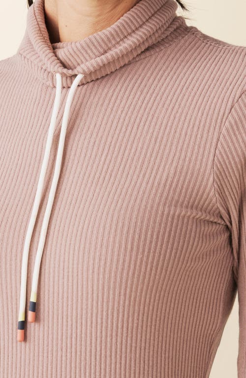 Losano Rest Easy Pullover Top In Pebble In Pebble
