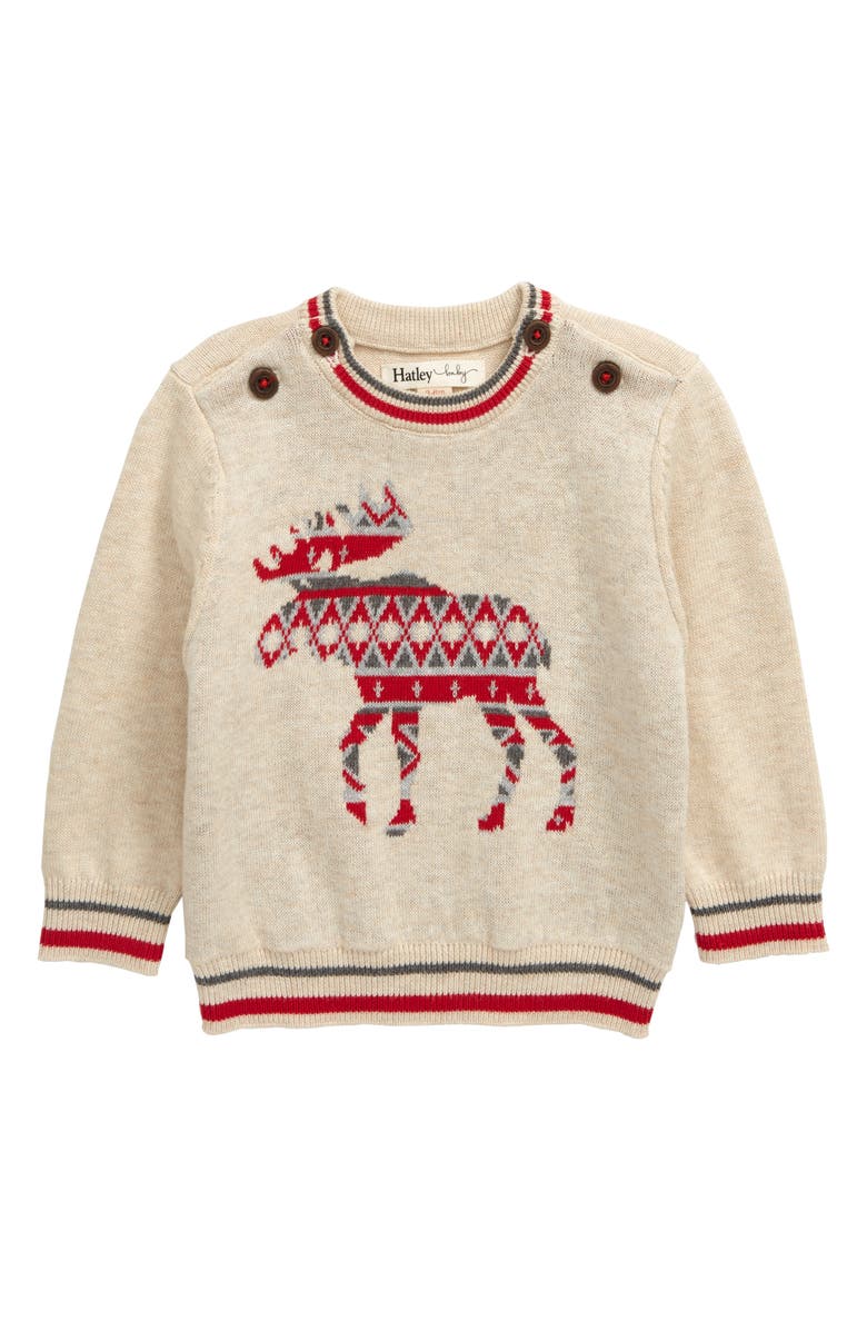 Hatley Argyle Moose Sweater  Baby Nordstrom Hatley Argyle Moose Sweater  Baby Nordstrom