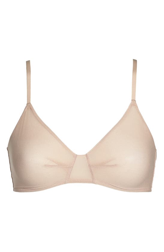 Shop On Gossamer Next To Nothing Bralette In Champagne